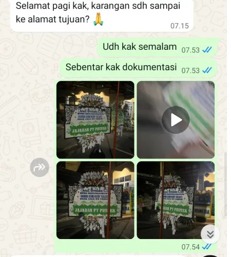 Pengiriman Papan Bunga Selamat Thamrin Business Area