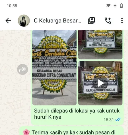 Pengiriman Papan Bunga Duka Thamrin Business Area