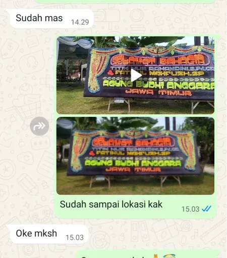 Pengiriman Papan Bunga Thamrin Business Area