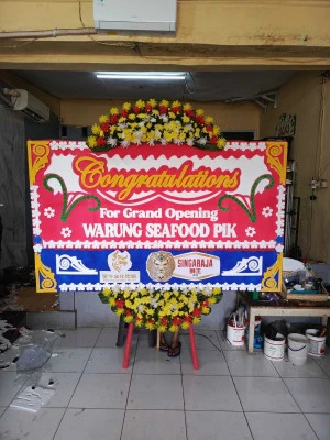 Papan Bunga di Thamrin Business Area