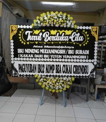 Papan Bunga di Thamrin Business Area